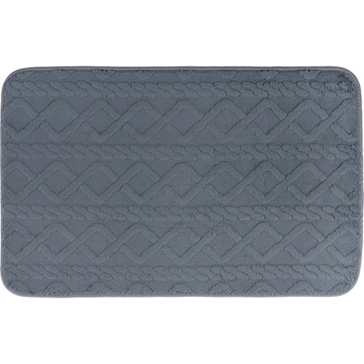 Multidecor Килимче за баня NEW STYLE 3D 60 x 90 см, сиво (MU0244)