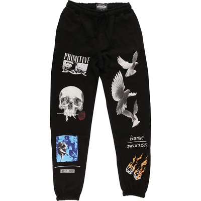 PRIMITIVE мъжки панталони (суитчъри) PRIMITIVE x GUNS N' ROSES - Don't Cry - черен - pa323552-blk