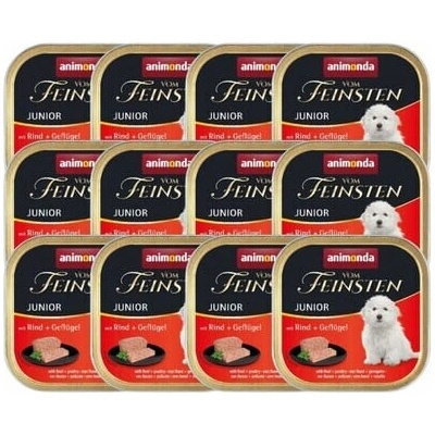 Animonda Vom Feinsten Junior Dog hovädzie a hydina 12 x 150 g