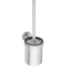 Sapho NEO WC štětka, válcová malá, černý kartáč, broušená nerez 102313079