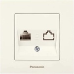 Panasonic РОЗЕТКА КОМПЮТЪР КАРЕ ПЛЮС КРЕМ wktc04042bg-eu2 (wktc04042bg-eu2)