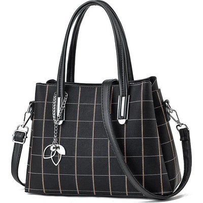 Charon Дамска Чанта Charon Everly, Различни цветове, Черна (KD-65-BLACK)