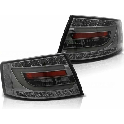 Zadní světlomety, světla, lampy Audi A6, C6, 2004-2008, sedan, LED BAR kouřové, 7pin