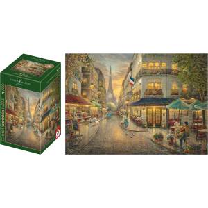 Schmidt Spiele - Puzzle Kinkade: Paris Café - wooden - 1 000 piese