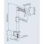 TECHLY LCD Desk Mount (301184) 13-27