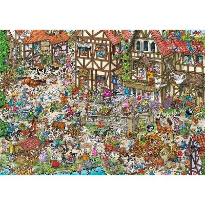 Ravensburger Rayova komiksová séria Cestovanie v čase č. 2 Stredovek 1000 dielov