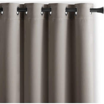 Restilo Сиво-бежово затъмняващо перде 140x270 cm Kierra - Restilo (120041067)