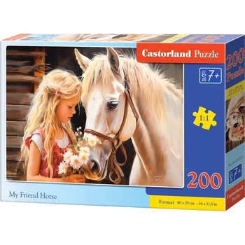 Castorland - Puzzle My Friend Horse - 200 piese