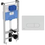 Ideal Standard Комплект тоалетно казанче с рамка Ideal Standard ProSys и клапа Oleas M1, гланцов хром (R020467+R0115AA)