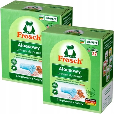 Frosch Prací prášek Aloe Vera 2,9 kg 44 dávek