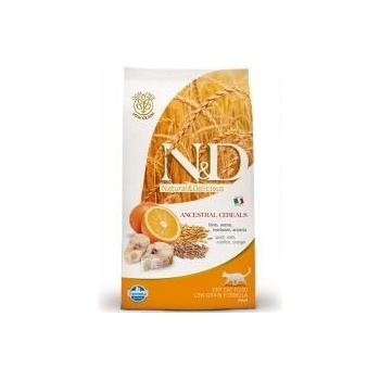N&D Low Grain CAT Adult Codfish & Orange 5 kg
