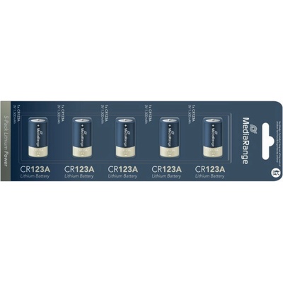 MediaRange Premium CR123A 5ks MRBAT150