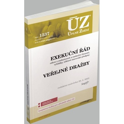 ÚZ 1537 Exekuční řád