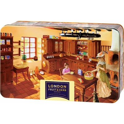 London Fruit & Herb darčeková kazeta plech 60 x 2 g