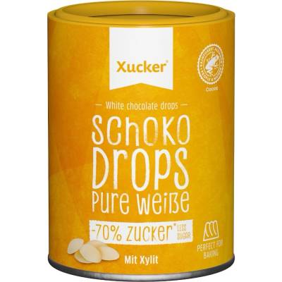 Xucker biele čokoládové kvapky 750 g