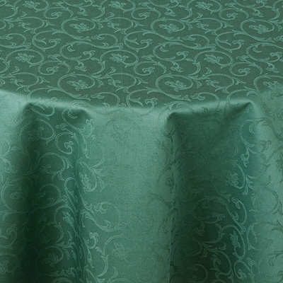Veba Ubrus GARBO Royal ornament tmavá zelená 140x140 cm