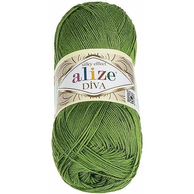 BELLATEX Priadza Diva 100 g - 210 zelená