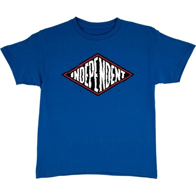 INDEPENDENT tričko Distortion S/S Midweight T-Shirt Royal 162221 vel. L