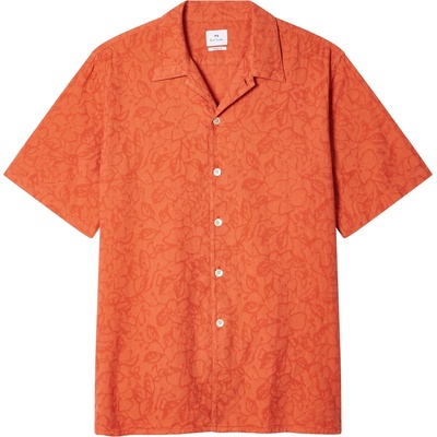 PS Paul Smith Риза с къс ръкав PS Paul Smith Men's Floral Short Sleeve Shirt - Orange 19