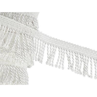 Třásně kroucené šíře 55 mm, barva 1 Off White 12 m