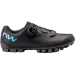 Northwave Дамски обувки за планинско колоездене Northwave Women's Hammer Plus Cycling shoes - Black / Iridescent - размер 39, 5 (EU) (136-0204-0115)
