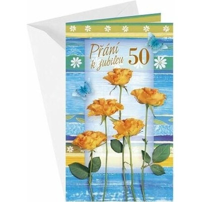 ARGUS Přání k 50. narozeninám 15-6057c50