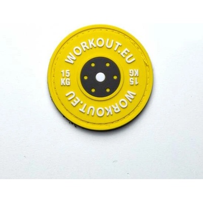 Workout Bumper 15 kg - nášivka se suchým zipem