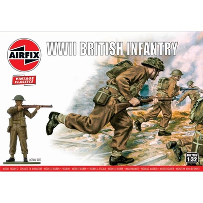 Airfix Classic Kit VINTAGE A02718V WWII British Infantry 1:32