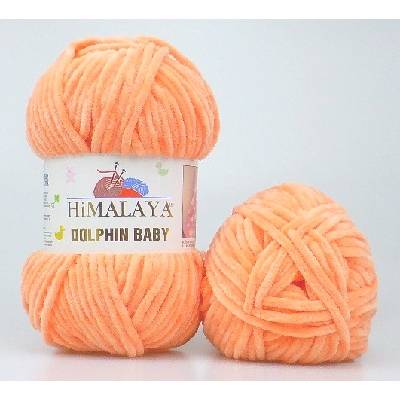 Himalaya příze Dolphin Baby 80355 lososově oranžová