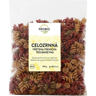 Probio pšeničné vřetena tříbarevná celozrnná BIO 400 g