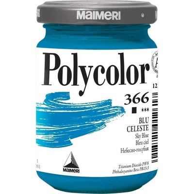Maimeri Vynil Polycolor АКРИЛНА боя Sky Blue 366 140 ml 1 бр (M1220366)