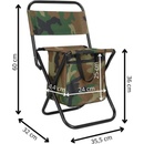 Skládací židle SPRINGOS EVERO CS0111 khaki