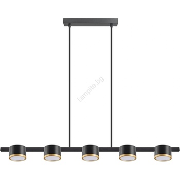 Polux LED Пендел MIRELLA 5xGX53/6W/230V черен (SA2137)