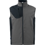 ProJob 3702 softshellvest/Мъжка работна софтшел жилетка - сива xs (64370207600)