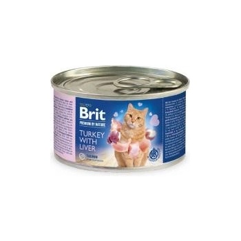 Brit Premium by Nature Cat Turkey with Liver 200 g