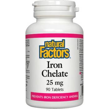 Image 1 of Natural Factors Iron Chelate 25 mg, 90 Tablets