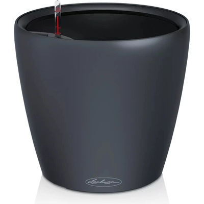 Lechuza Classico Color LS plastový kvetináč 35 x 32,5 cm bridlicovo sivý