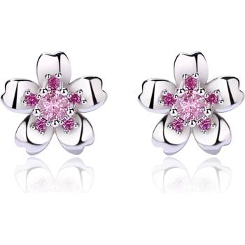 Silenti Jewelry Сребърни обеци "Цъфтеж