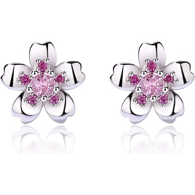 Silenti Jewelry Сребърни обеци "Цъфтеж