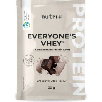 nutri + Пробен размер на веган протеин на прах 6K - Chocolate-Fudge