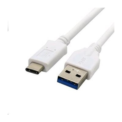 C-Tech KABCT1CC1 USB 3.0 AM na Type-C (AM/CM), 1m, bílý