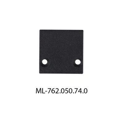 ML-762.050.74.0 Koncovka pro PC1 bez otvoru, černá barva, 1ks