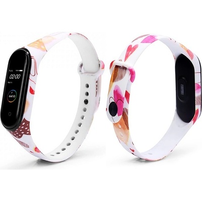 Xiaomi Mi Band 3/4 náhradní náramek Malovaná srdce MBSCZ-IMG4MS