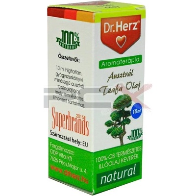 Dr. Herz ЕТЕРИЧНО МАСЛО ОТ АВСТРАЛИЙСКО ЧАЕНО ДЪРВО 10ml