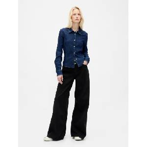 GAP Дънки Low Slung UltraSoft Extra Baggy GAP GAP | Cheren | ЖЕНИ | 27REG
