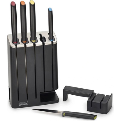 Joseph Joseph Комплект ножове с точило в блок ELEVATE 10537, 7 бр. , Joseph Joseph (JS10537)