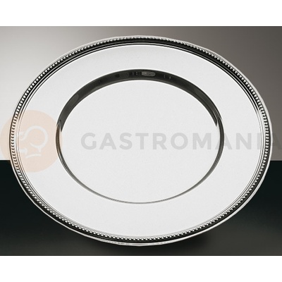 APS Kulatý tác dekorativní okraj 35720 nerez inox 305 mm