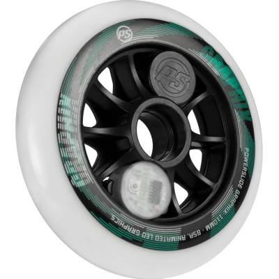 Kolečka Powerslide Graphix White 110mm/85a (1ks) Velikost: Levá