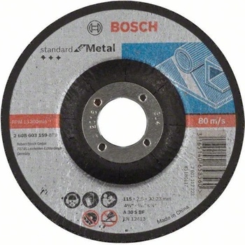 Bosch Dělicí kotouč profilovaný Standard pro kov, 125 mm 2608603160