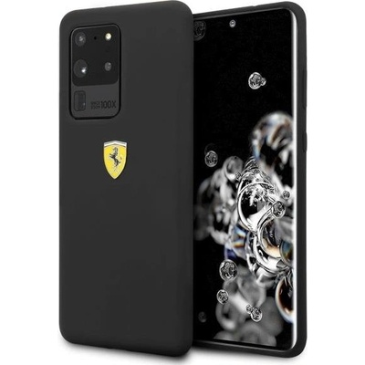 Ferrari Калъф Ferrari SF Silicone за Samsung Galaxy S20 Ultra, Black (3700740473375)